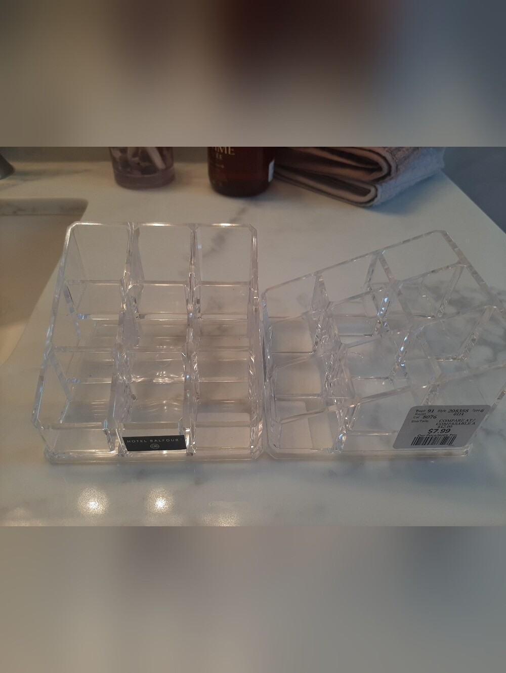 Clear Makeup Organizers